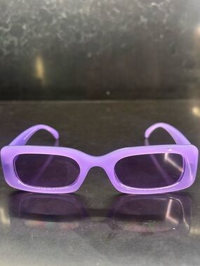 Purple Kids Sunglasses - Classic Rectangle Frame